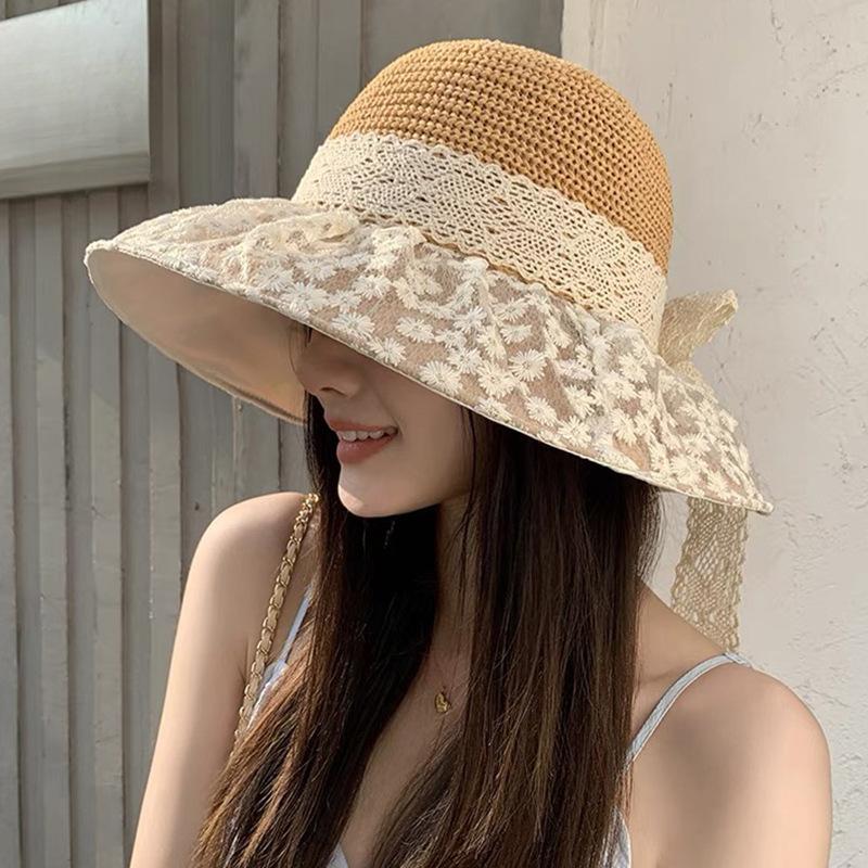 Summer Bow Fisherman Hat Women s New Big Hat Brim Sun Protection Hat Korean Style Beach Hat 54-58cm
Summer Bow Fisherman Hat Women s New Big Hat Brim Sun Protection Hat Korean Style Beach Hat 54-58cm