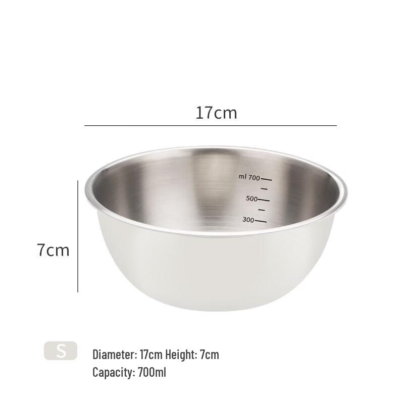 ZISIZ 316 Food-Grade Stainless Steel Dough Kneading Bowl
ZISIZ 316 Food-Grade Stainless Steel Dough Kneading Bowl