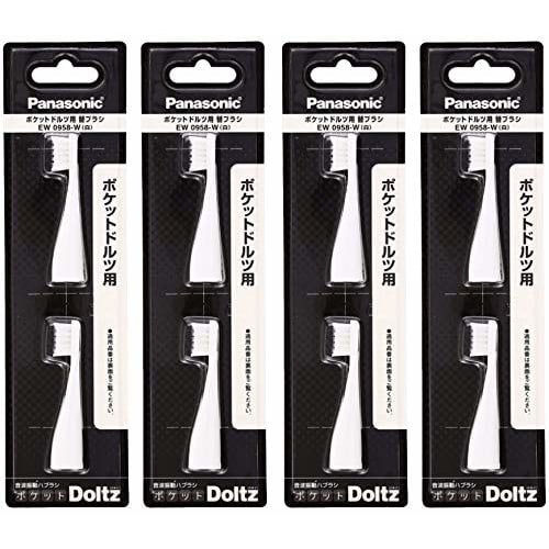 (Оптовая закупка) EW0958-W 2 шт. x 4 набора, всего 8 шт. Сменная щетка Panasonic Pocket Doltz Сменная щетка для EW-DS12
(Оптовая закупка) EW0958-W 2 шт. x 4 набора, всего 8 шт. Сменная щетка Panasonic Pocket Doltz Сменная щетка для EW-DS12