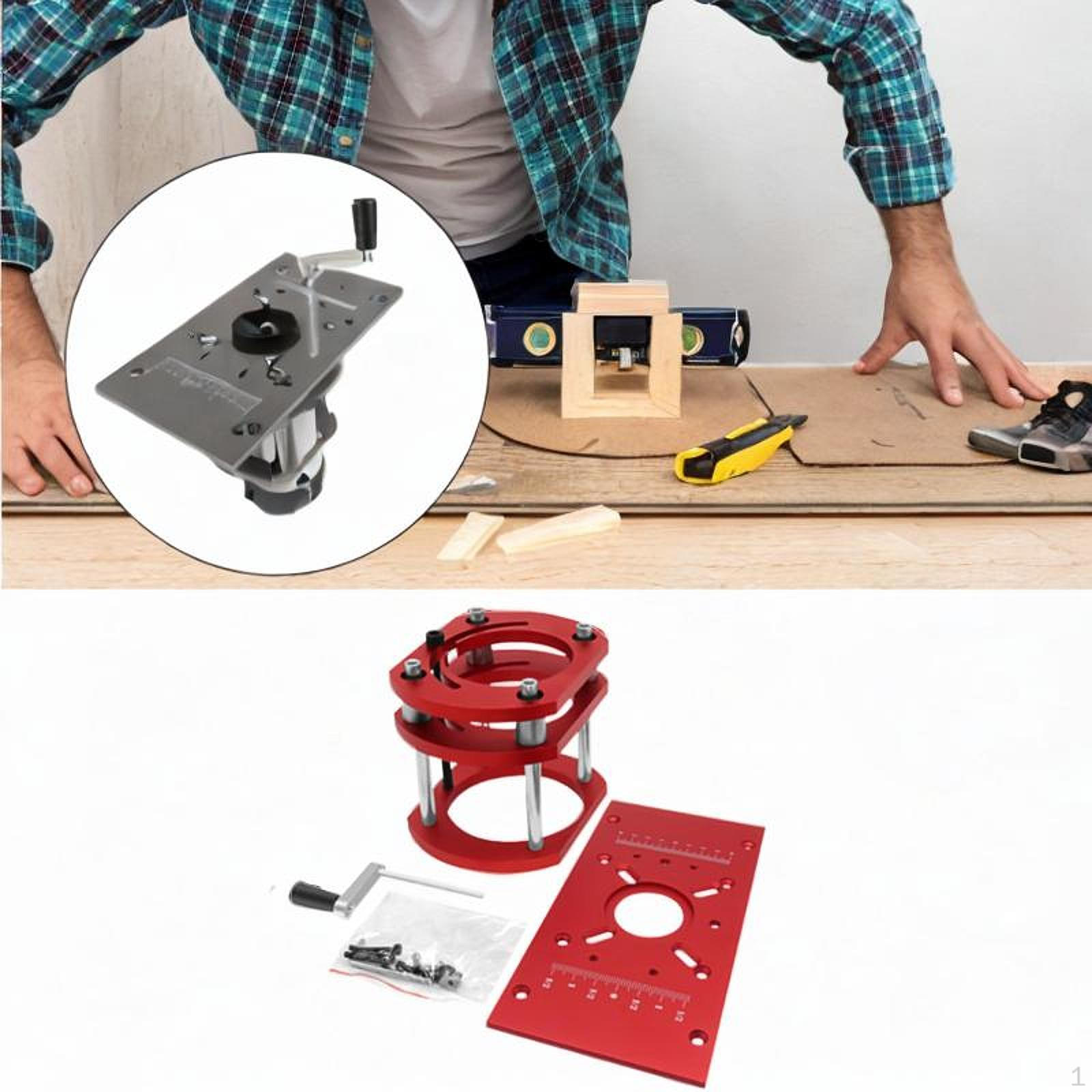 Комплект подъема фрезера M8 Вставная пластина для стола Гравировка Вспомогательный инструмент Столярные верстаки для
Комплект подъема фрезера M8 Вставная пластина для стола Гравировка Вспомогательный инструмент Столярные верстаки для