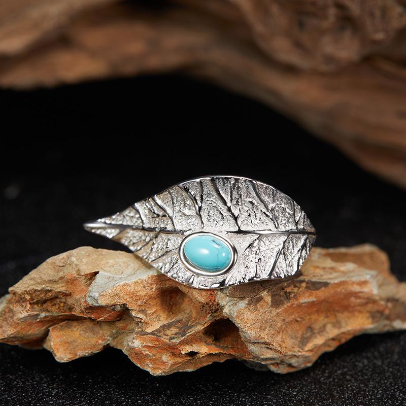 Original Personalized Leaf Design Fashionable S925 Sterling Silver Natural Colored Treasure Ring Niche Premium Index Finger Ring Couple Ring
Original Personalized Leaf Design Fashionable S925 Sterling Silver Natural Colored Treasure Ring Niche Premium Index Finger Ring Couple Ring