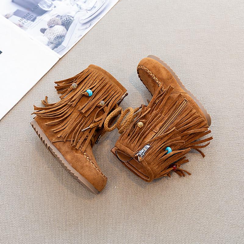 Girls Suede Leather Boots with Cute Beaded Fringes Winter Kdis Ankler Boots Non-slip Simple Retro School Party Boots 27 верблюд
Girls Suede Leather Boots with Cute Beaded Fringes Winter Kdis Ankler Boots Non-slip Simple Retro School Party Boots 27 верблюд