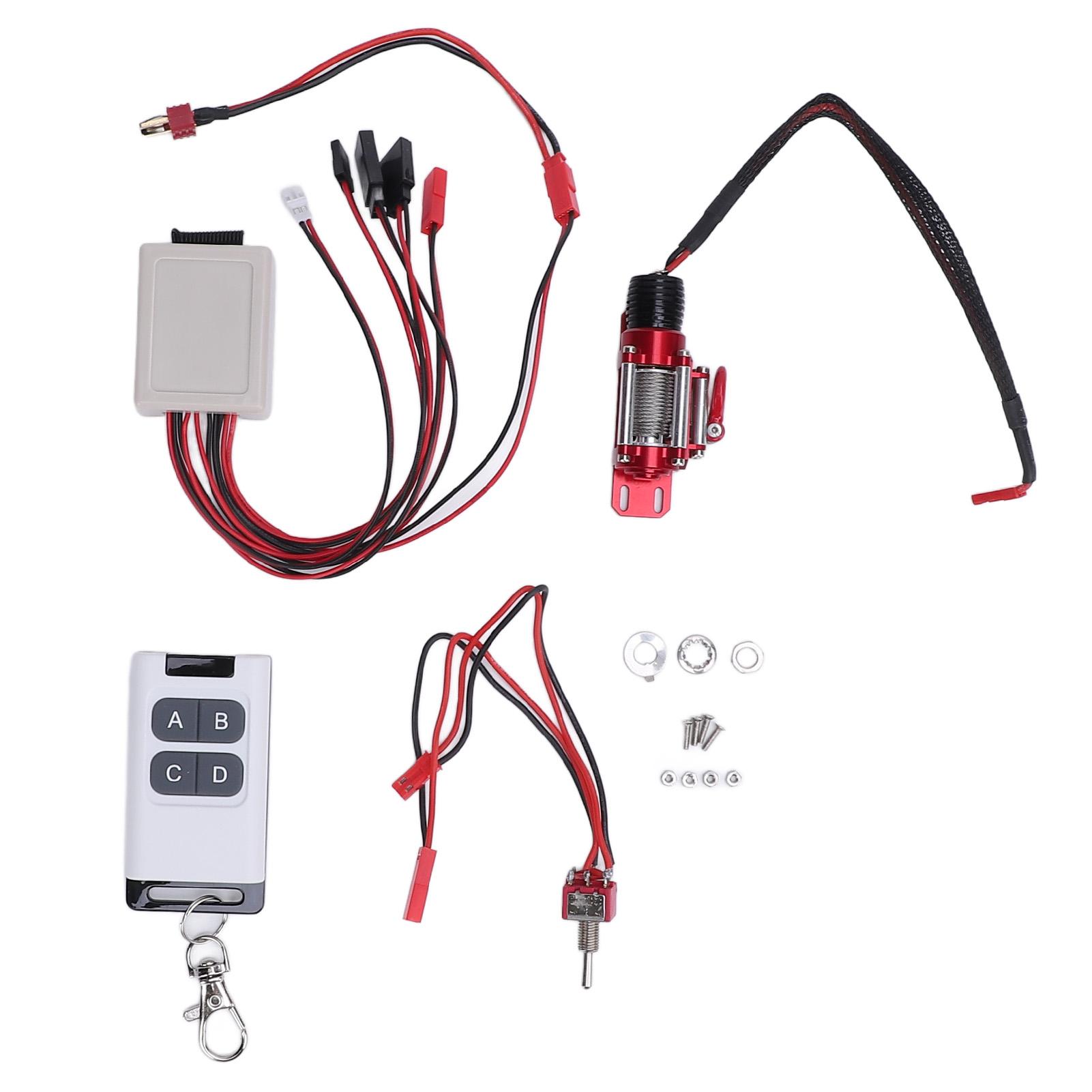 RC Metal Winch with Remote Control for 110 Scale Model Vehicle Car Kit Universal with Jst Plug T
RC Metal Winch with Remote Control for 110 Scale Model Vehicle Car Kit Universal with Jst Plug T