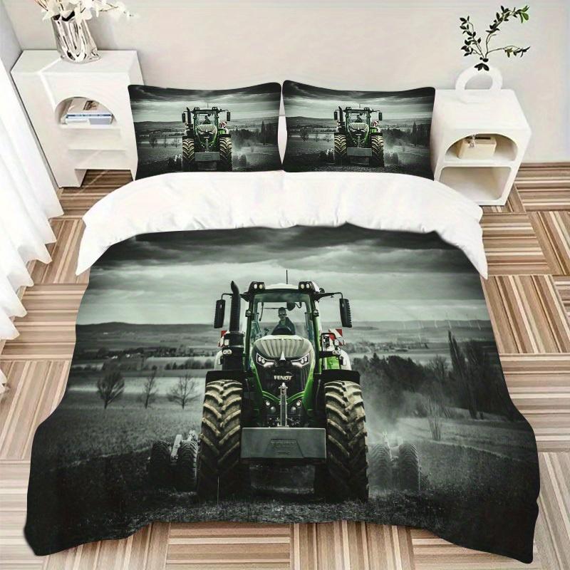 3pcs tractor Bedding Set Soft Polyester Down Comforter Cover and Pillowcases,Home Decoration All Seasons(No Insert) S0819078 135x200cm
3pcs tractor Bedding Set Soft Polyester Down Comforter Cover and Pillowcases,Home Decoration All Seasons(No Insert) S0819078 135x200cm