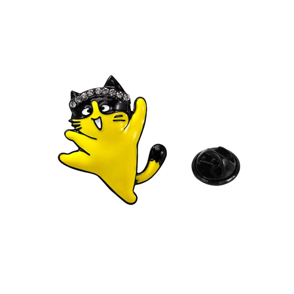 Creative Color Enamels Brooch Cute Cute Cat Badge Black Yellow Cats Brooch Jewelry Gift style 3
Creative Color Enamels Brooch Cute Cute Cat Badge Black Yellow Cats Brooch Jewelry Gift style 3