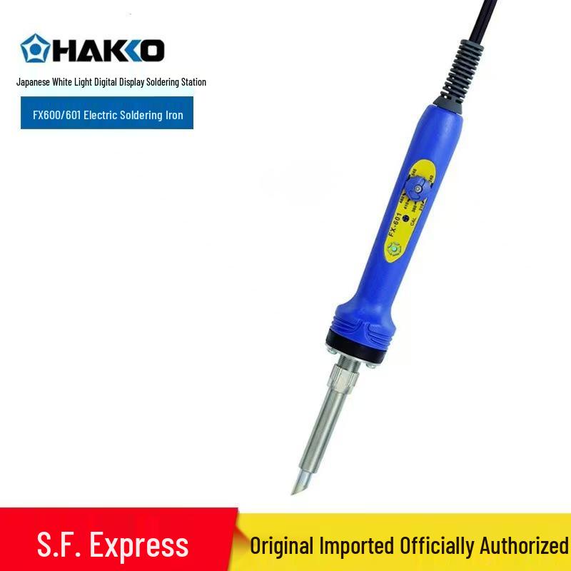 High-Performance Temperature-Controlled Soldering Iron FX-600/601 with Precise Temp Control, Anti-scald Insulation, and Two/Three-Pin Tips. FX-600 (09) two-pin
High-Performance Temperature-Controlled Soldering Iron FX-600/601 with Precise Temp Control, Anti-scald Insulation, and Two/Three-Pin Tips. FX-600 (09) two-pin