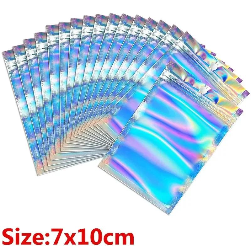 Resealable Laser Self Lock Bags Small Business Packaging Holographic Envelopes Flat Clear Plastic Candy Jewelry Food Storage Bag 10PCS
Resealable Laser Self Lock Bags Small Business Packaging Holographic Envelopes Flat Clear Plastic Candy Jewelry Food Storage Bag 10PCS