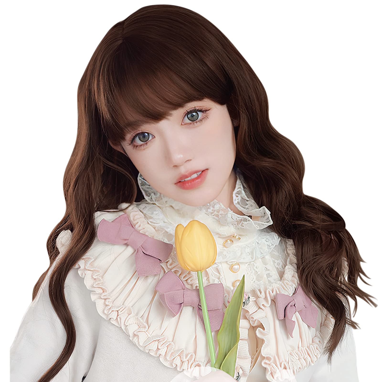 Парик Curl ARZER Small Face Effect Cute Full Парик Air Perm повседневный свободный ровный парик натуральный с сеткой для парика Полудлинный женский [термостойкое волокно,
Парик Curl ARZER Small Face Effect Cute Full Парик Air Perm повседневный свободный ровный парик натуральный с сеткой для парика Полудлинный женский [термостойкое волокно,