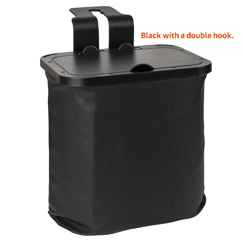 PU Leather Car Trash Can, 1.5 Gallon Foldable Storage Organizer Bag, Leakproof Vehicle Garbage Bin with Handle чёрный
PU Leather Car Trash Can, 1.5 Gallon Foldable Storage Organizer Bag, Leakproof Vehicle Garbage Bin with Handle чёрный