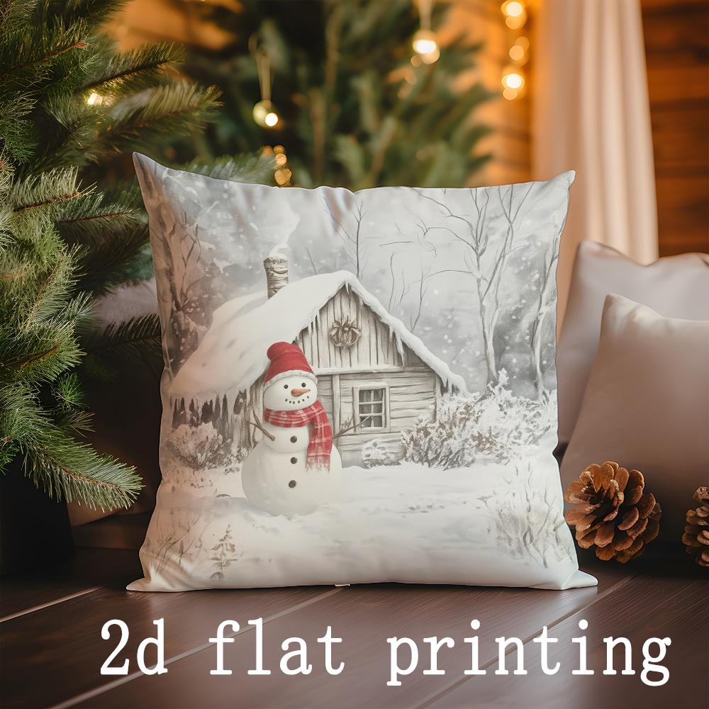 Home Decor Christmas Winter Scenes Pillow Covers Decor Pattern Cushion Cover Suitable for Sofa Bedroom Car Pillow Cover 16x16Inch
Home Decor Christmas Winter Scenes Pillow Covers Decor Pattern Cushion Cover Suitable for Sofa Bedroom Car Pillow Cover 16x16Inch