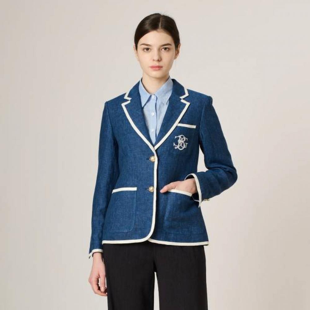 Bcbg Logo Point Piping Linen Jacket B4m3j105 M/Beige (72)/66
Bcbg Logo Point Piping Linen Jacket B4m3j105 M/Beige (72)/66