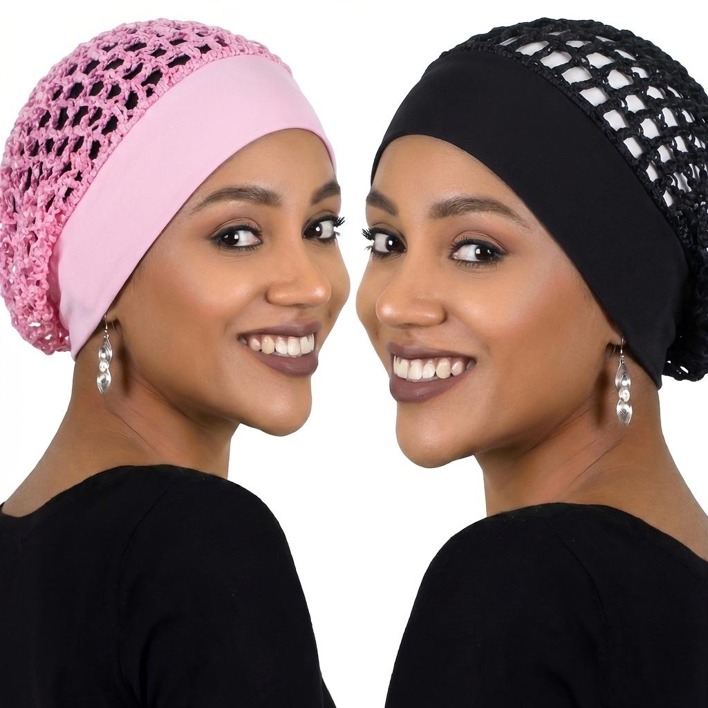2Pcs Elastic Wide-Brimmed Hair Net Sleep Cap, Hair Protection Cap, Base Cap, Beauty Care Cap 2Pcs-JDW-65 black/pink
2Pcs Elastic Wide-Brimmed Hair Net Sleep Cap, Hair Protection Cap, Base Cap, Beauty Care Cap 2Pcs-JDW-65 black/pink