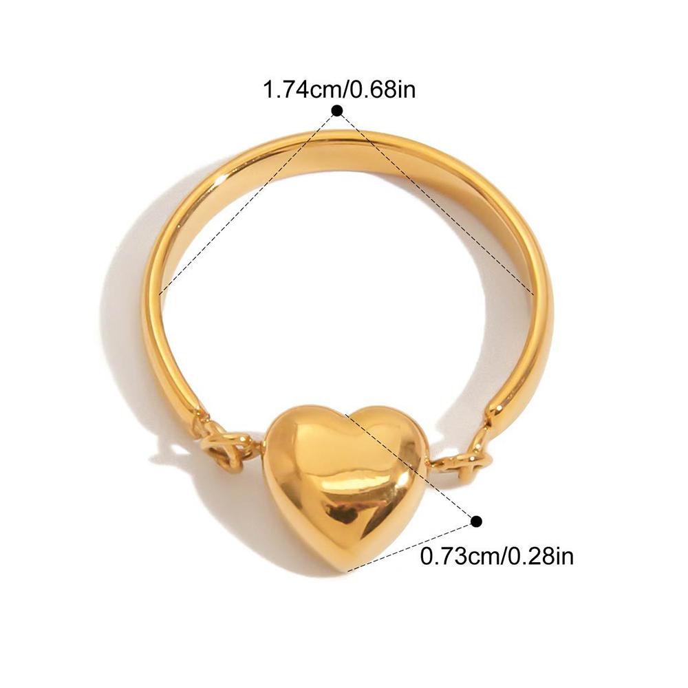 Heart Chain Ring Gold Silver Plated Stainless Steel Dainty Minimalist Rings for Women Romantic Love Wedding Band Fashion Jewelry 7 size золотой
Heart Chain Ring Gold Silver Plated Stainless Steel Dainty Minimalist Rings for Women Romantic Love Wedding Band Fashion Jewelry 7 size золотой