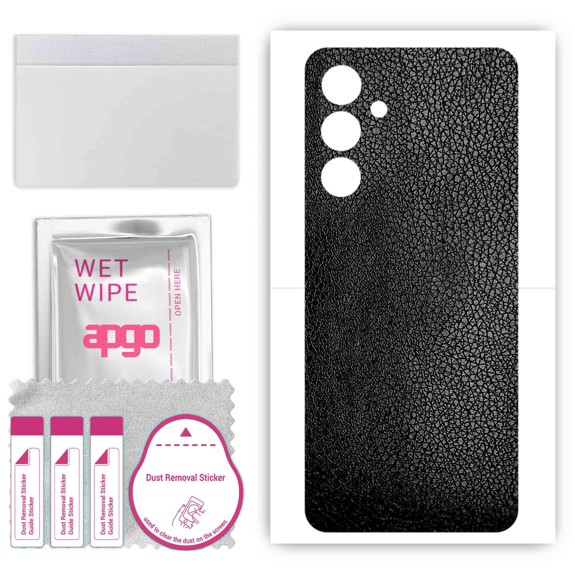 Apgo Protective Skin Sticker для задньої панелі, сумісний із Samsung Galaxy A14 5G, Wrap Film, Foil, Vinyl - Pattern Black Leather
Apgo Protective Skin Sticker для задньої панелі, сумісний із Samsung Galaxy A14 5G, Wrap Film, Foil, Vinyl - Pattern Black Leather