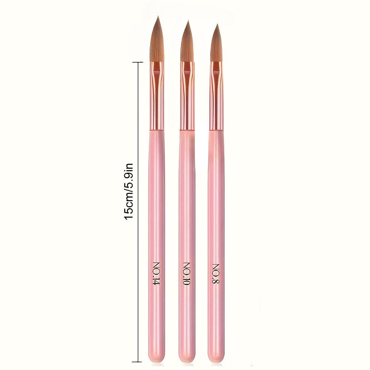 Кисть для ногтей Кисти для ногтей Ручка Розовая ручка Профессиональная пудра для наращивания Резьба розовый
Кисть для ногтей Кисти для ногтей Ручка Розовая ручка Профессиональная пудра для наращивания Резьба розовый