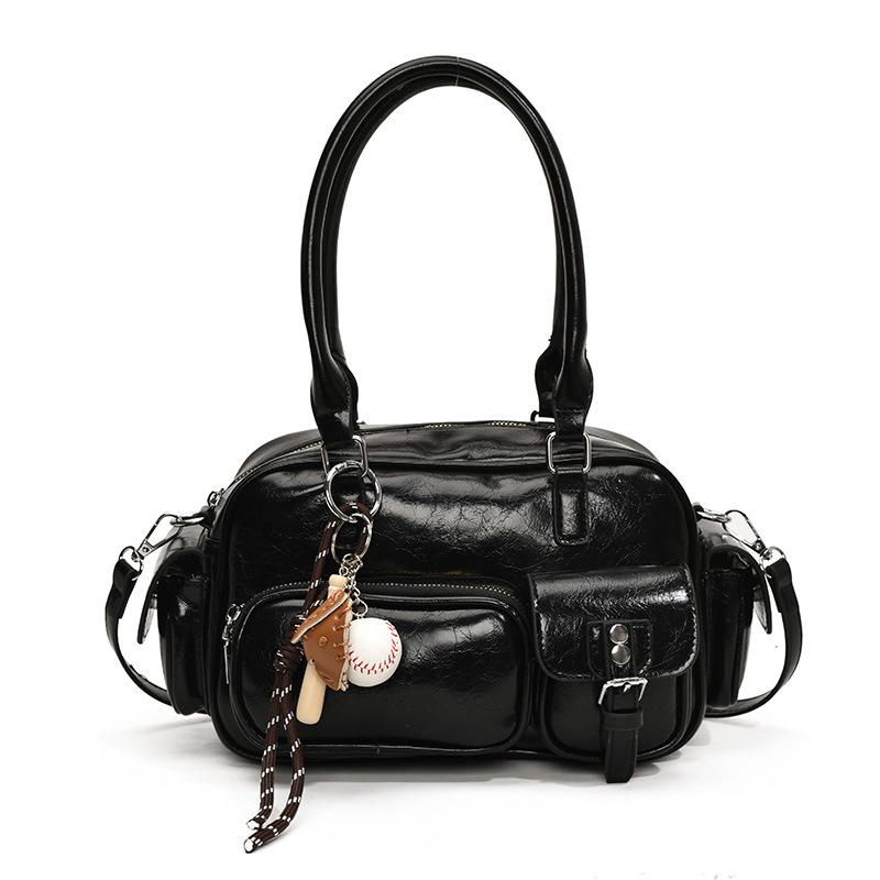 Новые популярные товары, модные корейские нишевые сумки для боулинга, женская фактурная универсальная сумка через плечо из ПУ однотонного цвета No pendant чёрный
Новые популярные товары, модные корейские нишевые сумки для боулинга, женская фактурная универсальная сумка через плечо из ПУ однотонного цвета No pendant чёрный