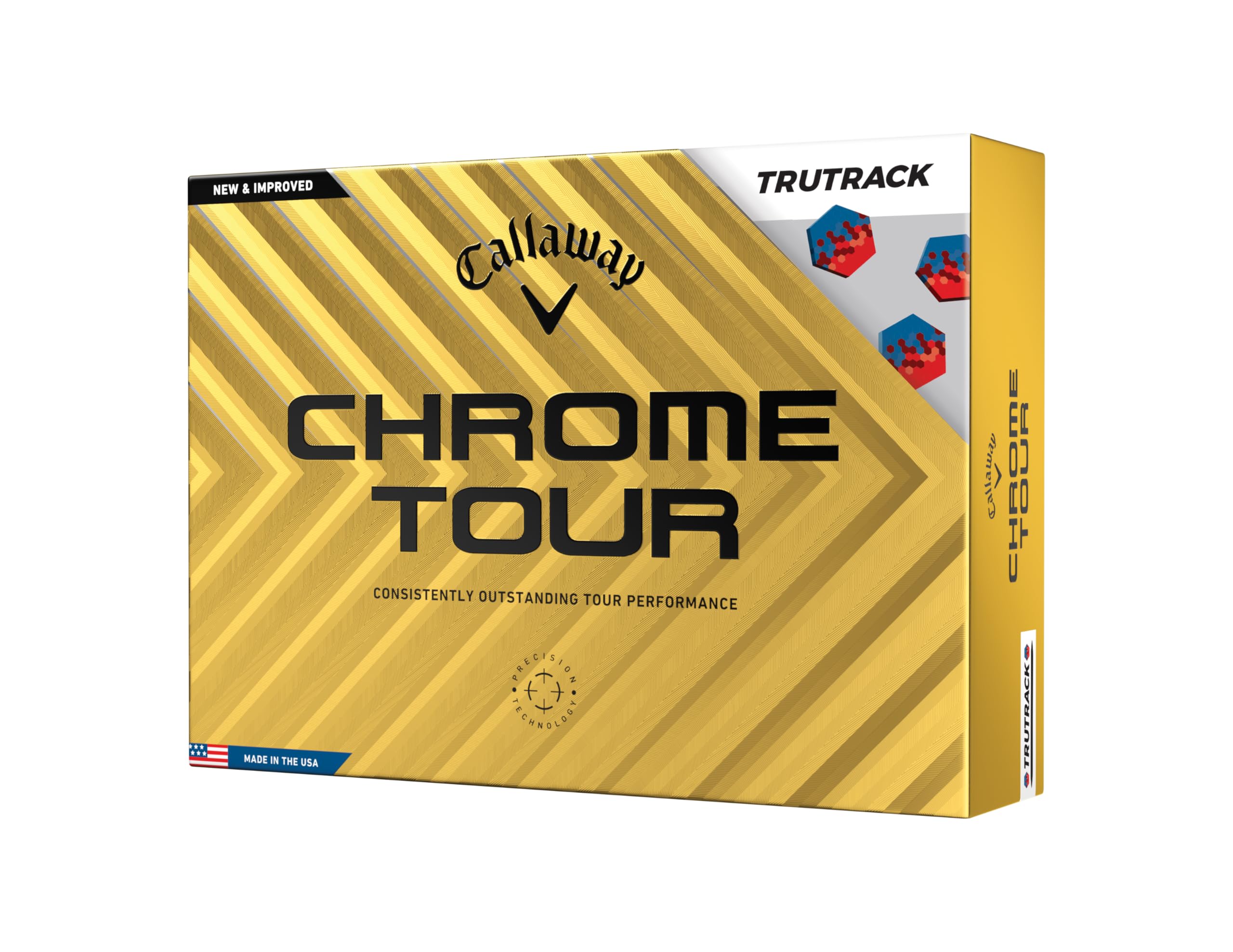Callaway Golf Ball CHROME TOUR 24 TRUTRACK 1 Dozen 4 Piece Construction White (12 Pieces)
Callaway Golf Ball CHROME TOUR 24 TRUTRACK 1 Dozen 4 Piece Construction White (12 Pieces)