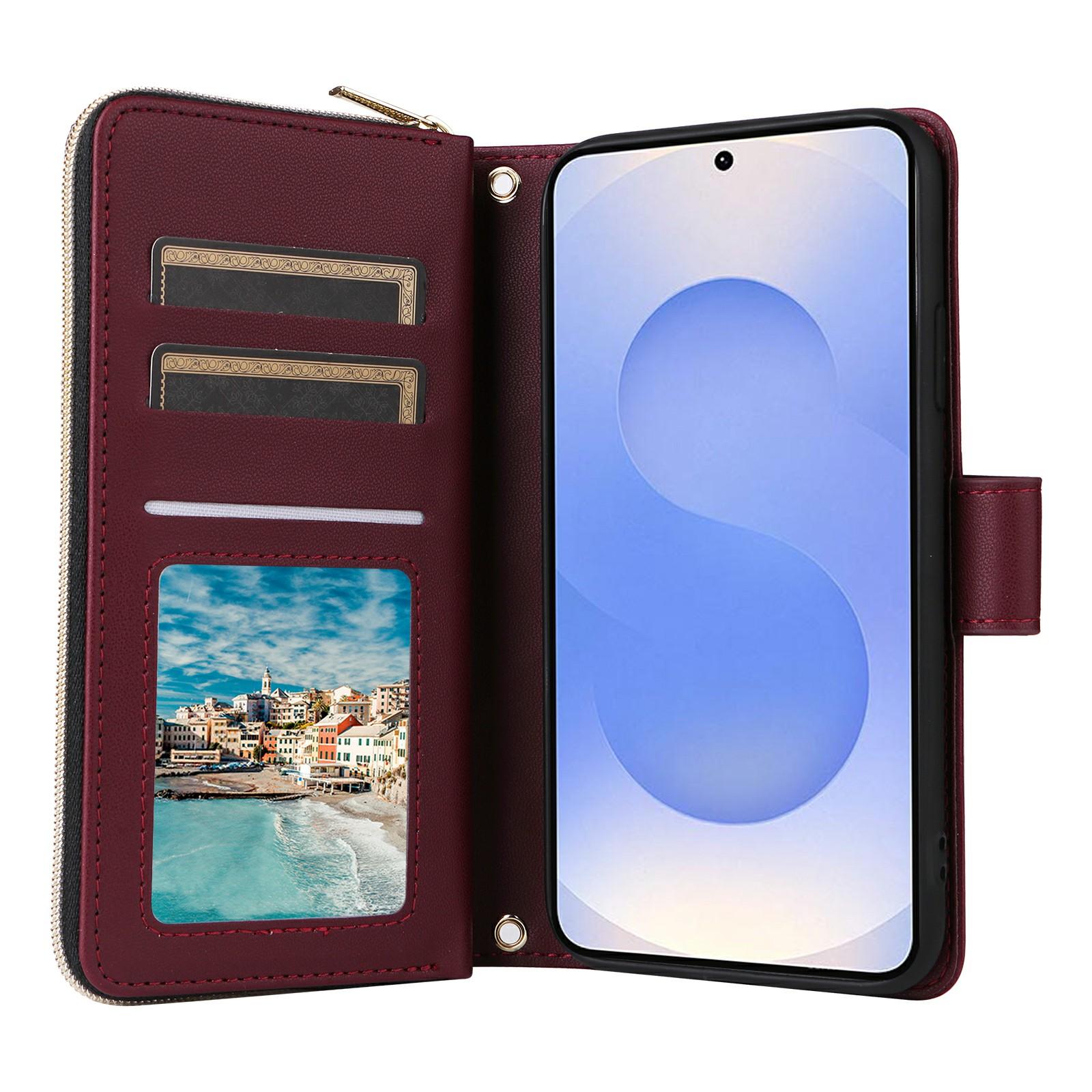 For Samsung Galaxy S25 Edge Case Zipper Wallet Rhombus PU Leather Crossbody Phone Bag Black
For Samsung Galaxy S25 Edge Case Zipper Wallet Rhombus PU Leather Crossbody Phone Bag Black