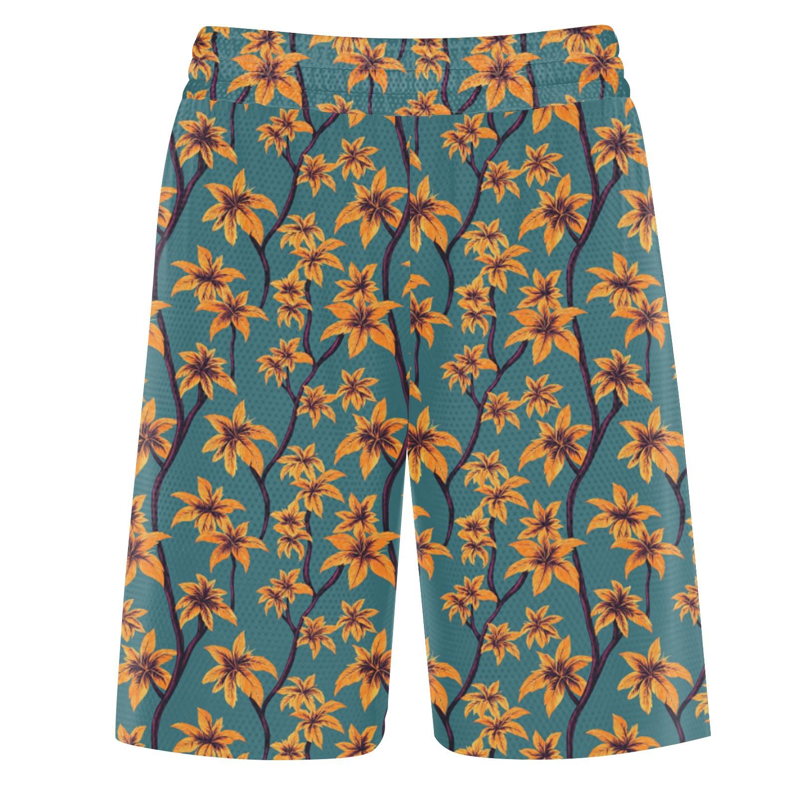 Mens Relaxed Fit Floral Print Bermuda Shorts with Elastic Waistband and Tropical Leaf Pattern for Casual Wear M шафрановий
Mens Relaxed Fit Floral Print Bermuda Shorts with Elastic Waistband and Tropical Leaf Pattern for Casual Wear M шафрановий