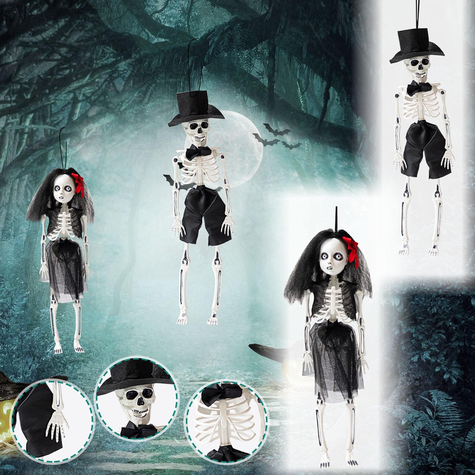 Хэллоуин Скелет Подвеска Свадебный Жених Ужасная Атмосфера Украшения Реквизит
Хэллоуин Скелет Подвеска Свадебный Жених Ужасная Атмосфера Украшения Реквизит