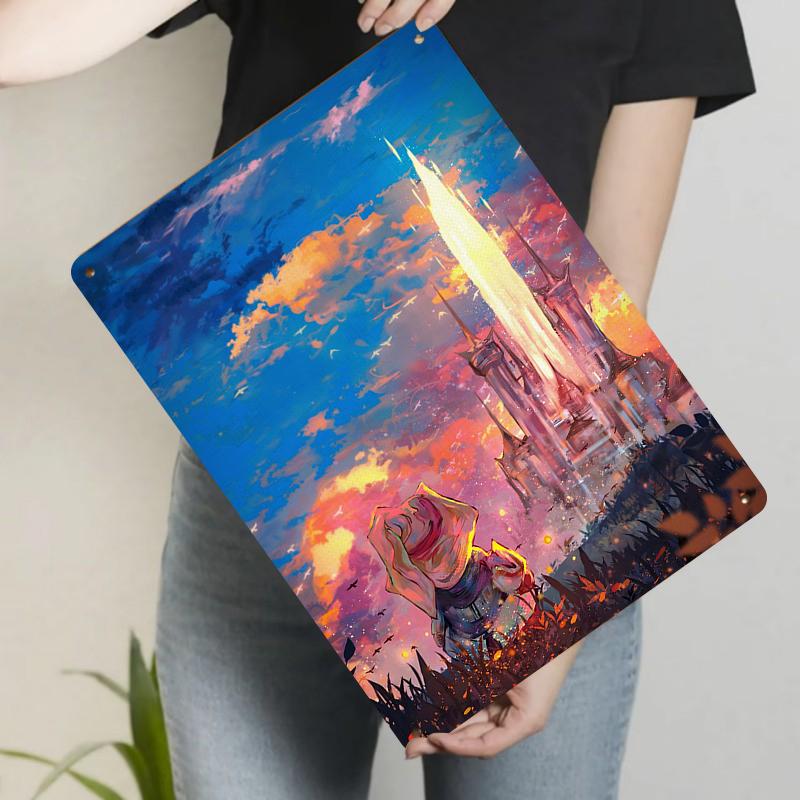 Dreamy Castle Dusk Landscape Metal Tin Sign Home Wall Decor Living Room Bedroom Art Hanging Gift 20x30cm(7.8x11.8inch)
Dreamy Castle Dusk Landscape Metal Tin Sign Home Wall Decor Living Room Bedroom Art Hanging Gift 20x30cm(7.8x11.8inch)