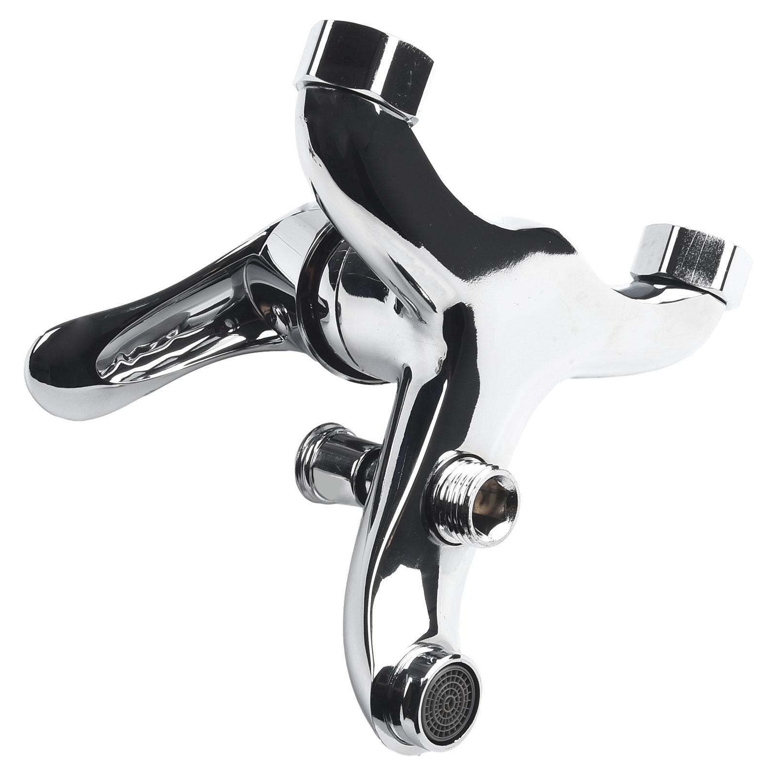 Mixing Valve Basin Faucets Fittings Zinc Alloy Accessories Dual Spout Kits Modern Silver Wall Mounted Bathroom China Mainland
Mixing Valve Basin Faucets Fittings Zinc Alloy Accessories Dual Spout Kits Modern Silver Wall Mounted Bathroom China Mainland