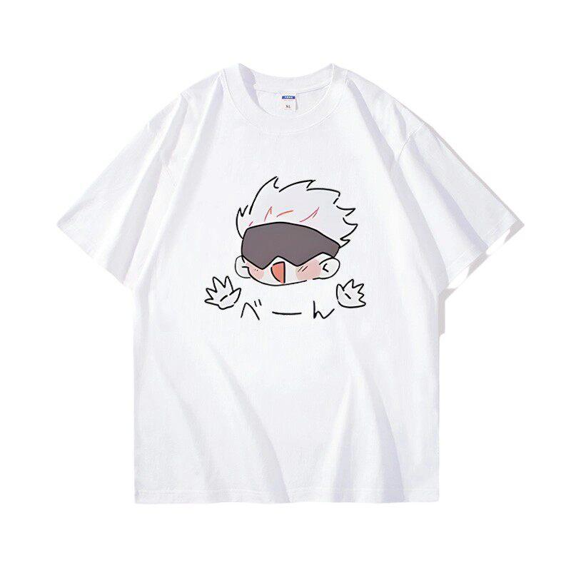Jujutsu Battle Anime Peripheral Five Way Awakening Pure Cotton Printed Unisexs and Womens Clothing Summer Loose Short Sleeved 3XL
Jujutsu Battle Anime Peripheral Five Way Awakening Pure Cotton Printed Unisexs and Womens Clothing Summer Loose Short Sleeved 3XL