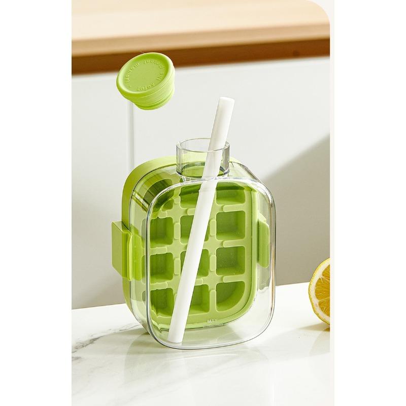 New Ice Cube Mold - Pressed-style Ice Cube Tray for Home Use, Food-grade Refrigerator Ice Cube Box, Water Jug, DIY Freezing Ice Cube Gadget 500ml зелений
New Ice Cube Mold - Pressed-style Ice Cube Tray for Home Use, Food-grade Refrigerator Ice Cube Box, Water Jug, DIY Freezing Ice Cube Gadget 500ml зелений