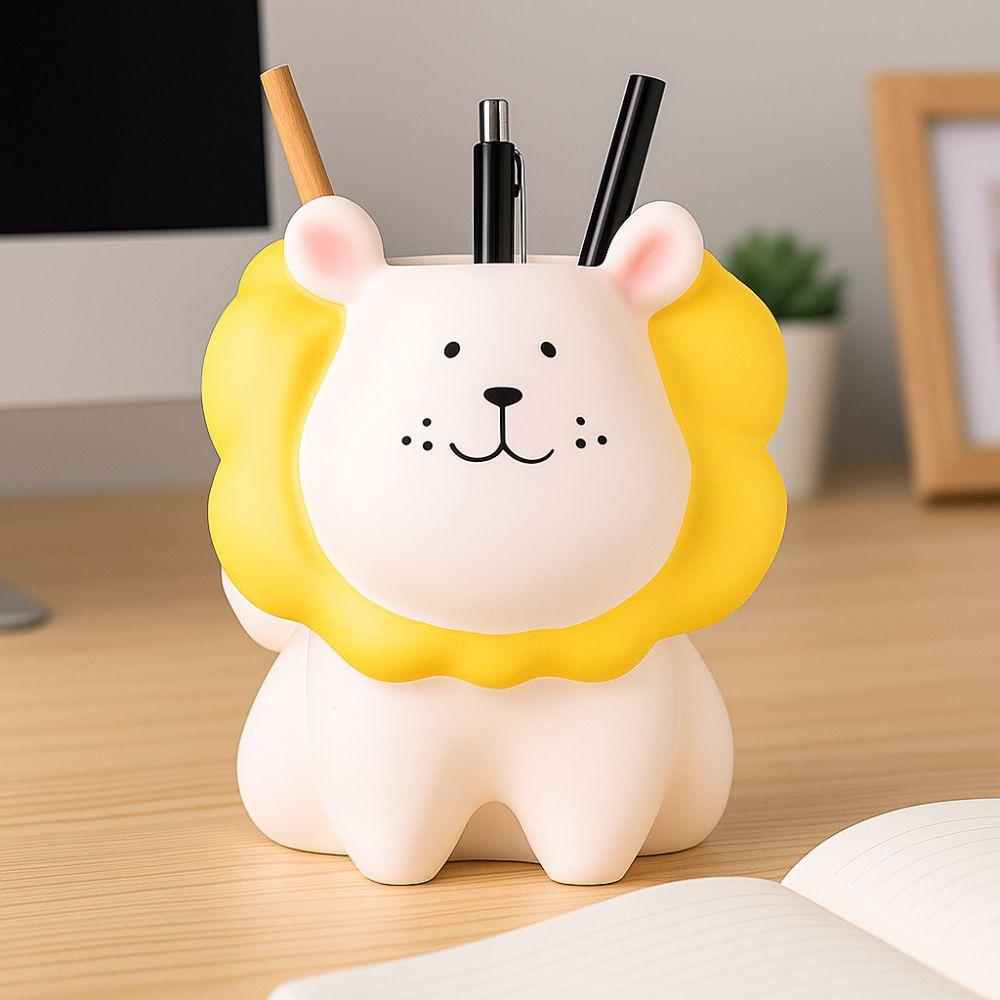 Little Lion Cartoon Pen Holder Cream Style Stationery Organizer Pencil Storage Box Desktop Decor lion
Little Lion Cartoon Pen Holder Cream Style Stationery Organizer Pencil Storage Box Desktop Decor lion