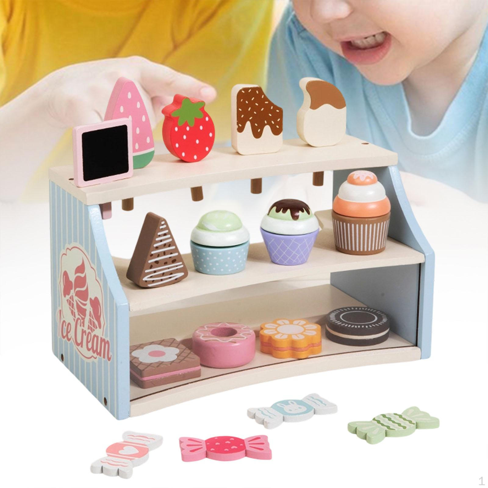 Play Desserts Food Set Pretend Kitchen Toy Learning Activity Ice Cream for Age 2-4
Play Desserts Food Set Pretend Kitchen Toy Learning Activity Ice Cream for Age 2-4