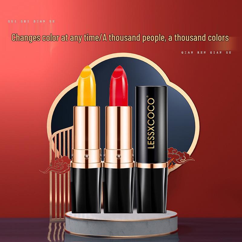 Lessxcoco Color-Changing Carotene Lip Balm: Waterproof, Whitening, Temperature-Sensing, Anti-Chapping. 3g
Lessxcoco Color-Changing Carotene Lip Balm: Waterproof, Whitening, Temperature-Sensing, Anti-Chapping. 3g