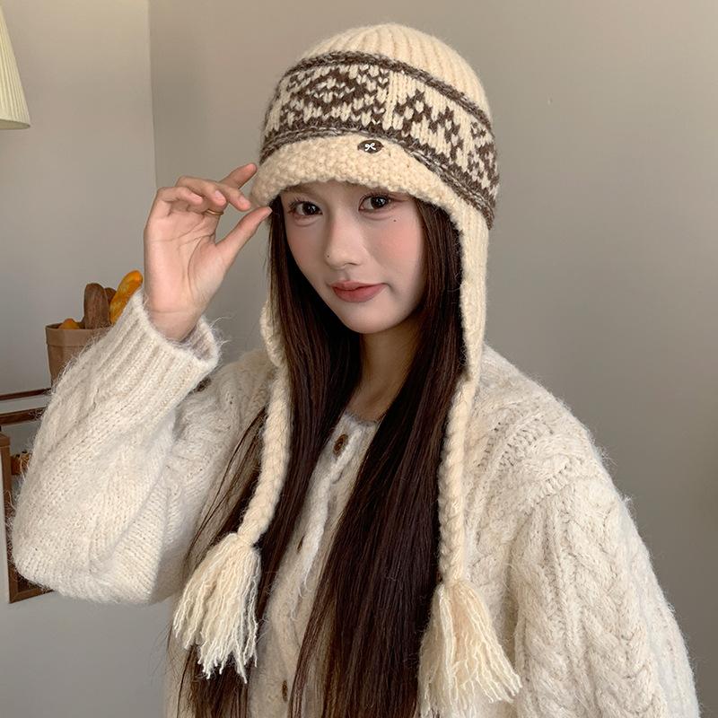 Вязаная шапка Fair Isle Женская Осенне-зимняя Утолщенная Теплая Шерстяная Шапка Для Путешествий На Открытом Воздухе Защита от Холода Защита Ушей Шапка Лей Фэна Тренд 56-62CM
Вязаная шапка Fair Isle Женская Осенне-зимняя Утолщенная Теплая Шерстяная Шапка Для Путешествий На Открытом Воздухе Защита от Холода Защита Ушей Шапка Лей Фэна Тренд 56-62CM