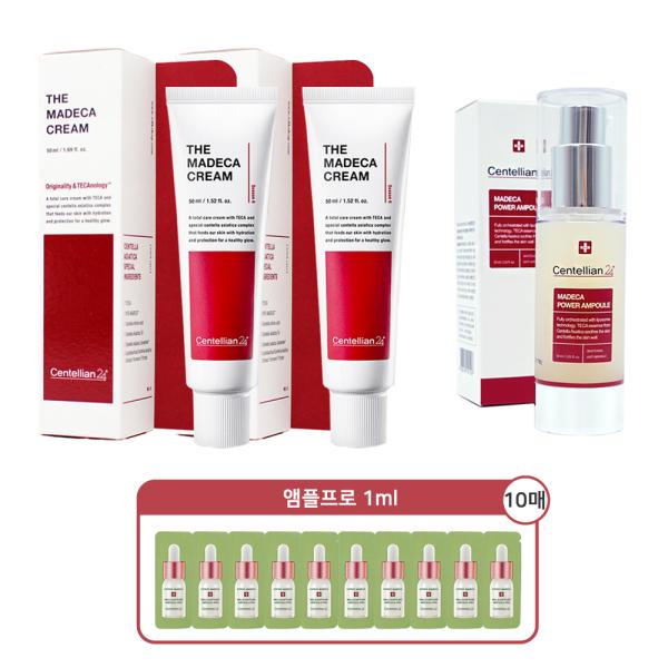 CENTELLIAN24 The Madeca Cream 50ml x 2 + Power Ampoule 30ml + Ampoule Pro 1ml x 10 sheets
CENTELLIAN24 The Madeca Cream 50ml x 2 + Power Ampoule 30ml + Ampoule Pro 1ml x 10 sheets
