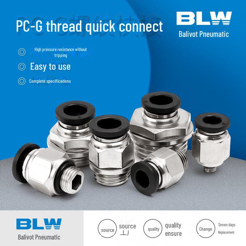 Пневматический соединитель Quick-Insert PC8-G02/1/8G: Прямоточный воздуховод, резьбовой, медно-никелированный, с шайбой. 4mm, M5 thread
Пневматический соединитель Quick-Insert PC8-G02/1/8G: Прямоточный воздуховод, резьбовой, медно-никелированный, с шайбой. 4mm, M5 thread
