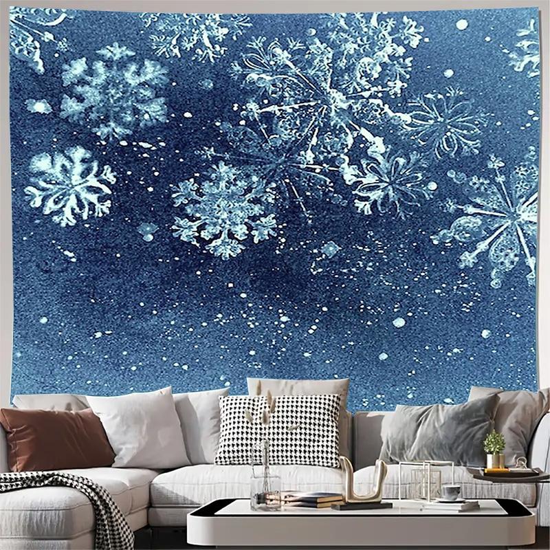Winter Snowflake Tapestry Cozy Home Decor Blue Night Sky Backdrop Aesthetic Wall Hanging Dorm Room Decor Festival Gift Bedroom A 74x94cm(29x37in)
Winter Snowflake Tapestry Cozy Home Decor Blue Night Sky Backdrop Aesthetic Wall Hanging Dorm Room Decor Festival Gift Bedroom A 74x94cm(29x37in)
