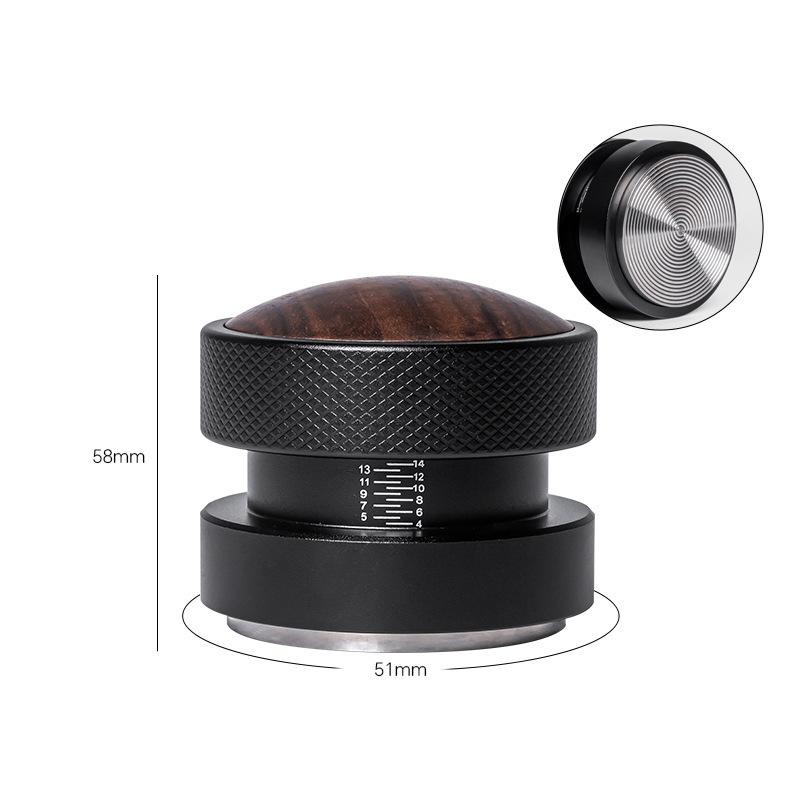 Adjustable Depth Coffee Tamper 51/53/58.35mm Stainless Steel Gravity Calibrated Professional Barista Tools for Espresso Brewing
Adjustable Depth Coffee Tamper 51/53/58.35mm Stainless Steel Gravity Calibrated Professional Barista Tools for Espresso Brewing