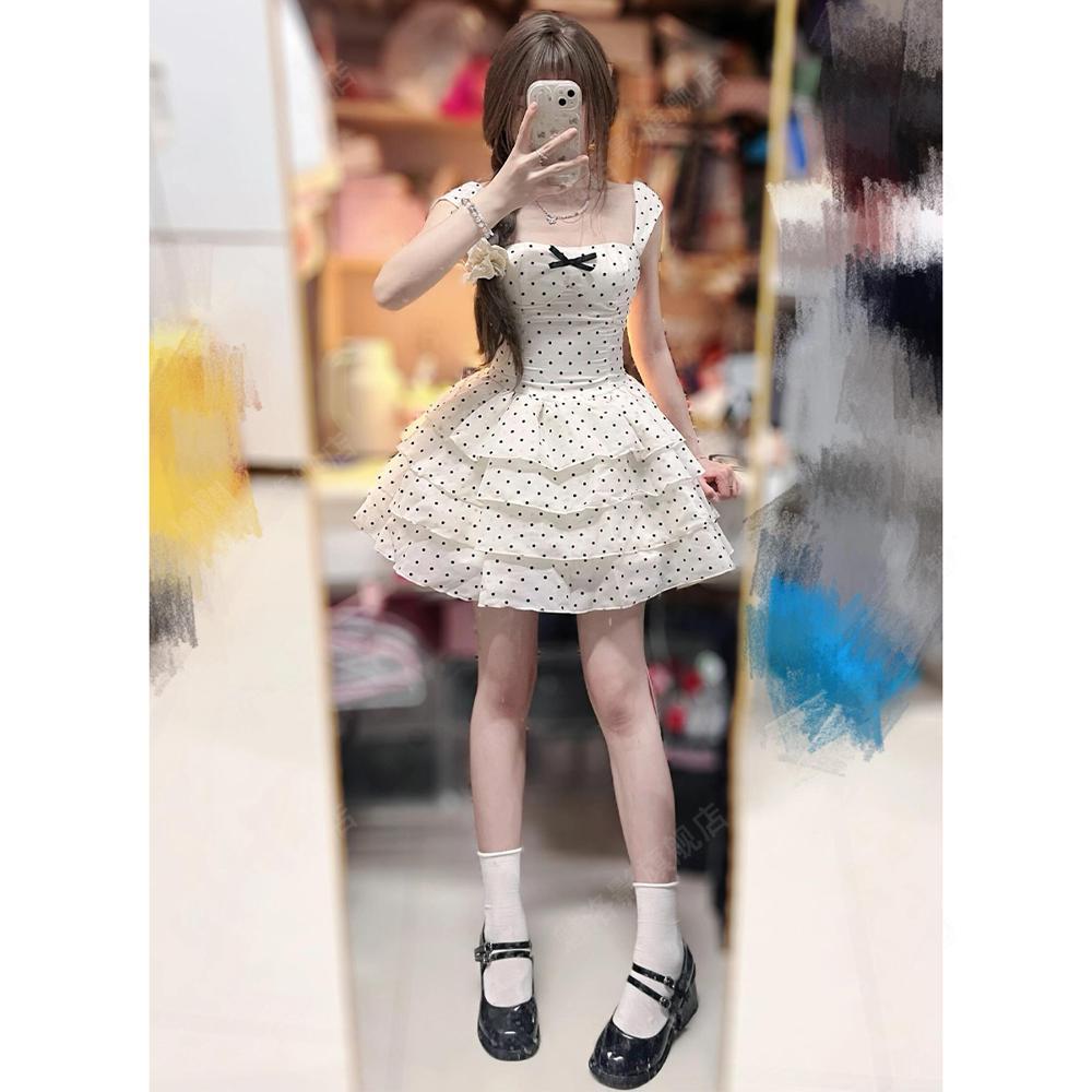 Милое платье в горошек женское маленькое летнее новое платье-пачка с завышенной талией платье принцессы платье-торт XL- (recommended 110-60kg)
Милое платье в горошек женское маленькое летнее новое платье-пачка с завышенной талией платье принцессы платье-торт XL- (recommended 110-60kg)