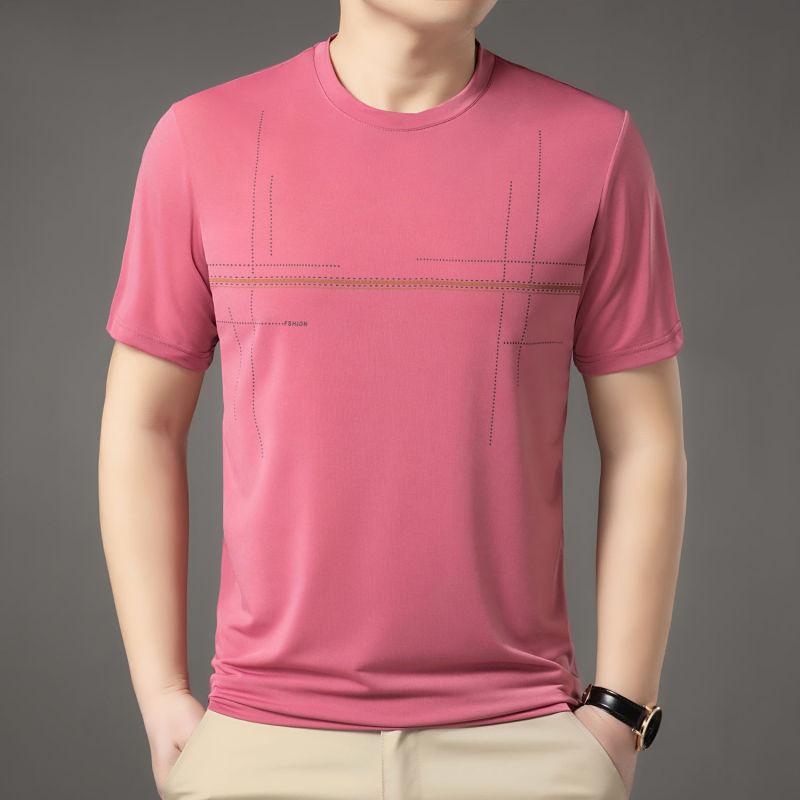 Летняя мода Минималистичный деловой кэжуал Круглый вырез Полосатый принт Оверсайз Ледяной шелк Быстросохнущая Футболка с коротким рукавом L розовый
Летняя мода Минималистичный деловой кэжуал Круглый вырез Полосатый принт Оверсайз Ледяной шелк Быстросохнущая Футболка с коротким рукавом L розовый