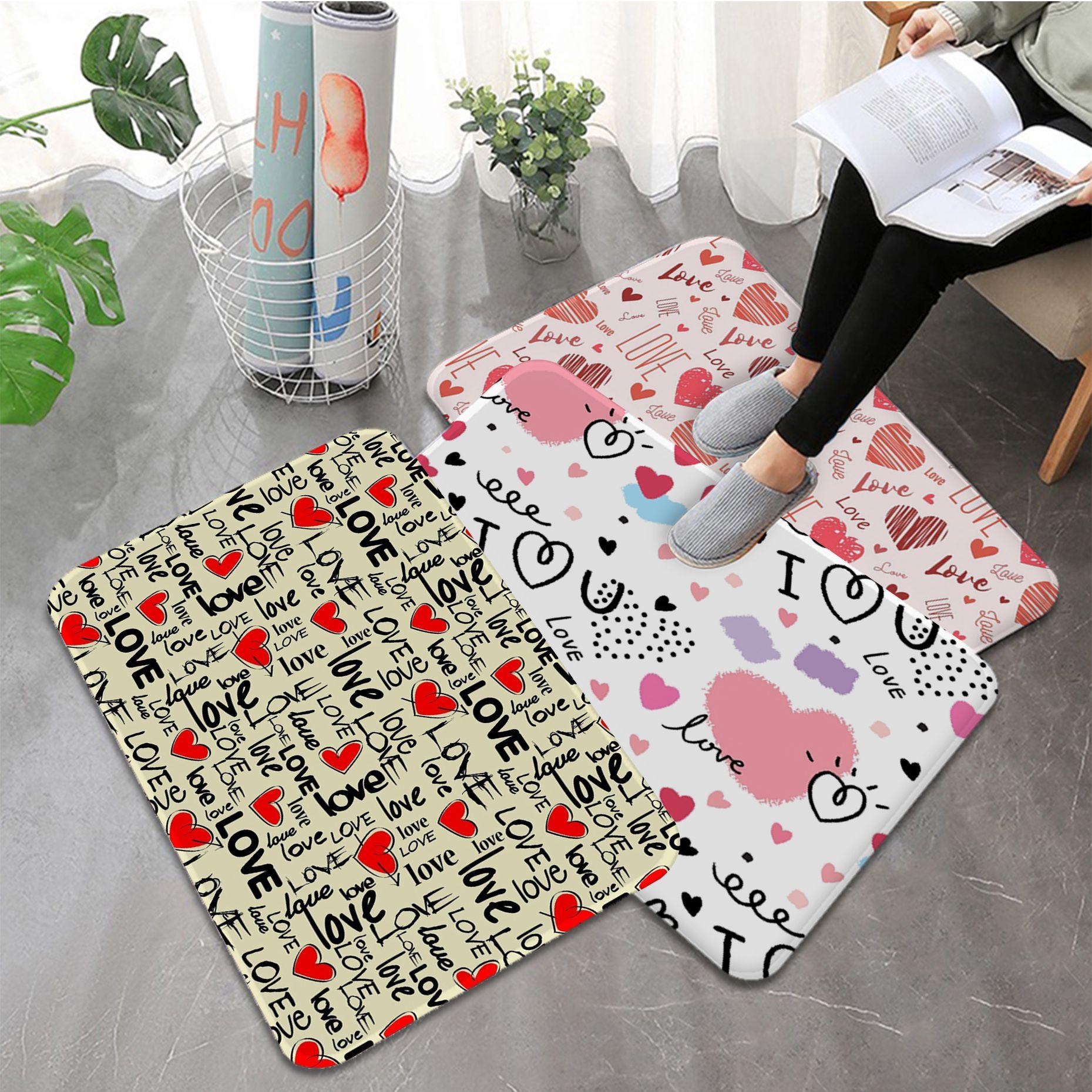 Фланелевой напольный коврик с принтом Love Art, декор для ванной комнаты, нескользящий ковер для гостиной, кухни, коврик для двери
Фланелевой напольный коврик с принтом Love Art, декор для ванной комнаты, нескользящий ковер для гостиной, кухни, коврик для двери