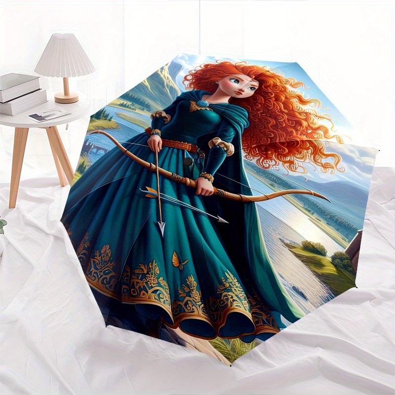 Disney Princess Merida Themed automatic opening and closing folding umbrella, portable - durable, 8-rib umbrella frame, very suitable for bu
Disney Princess Merida Themed automatic opening and closing folding umbrella, portable - durable, 8-rib umbrella frame, very suitable for bu