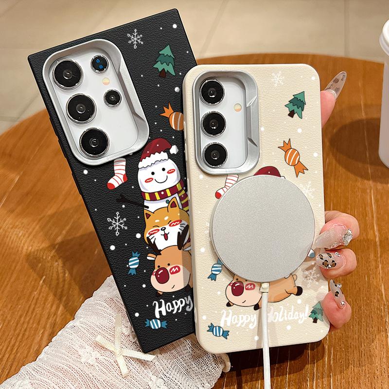 Merry Christmas Snowman Elk Pattern for MagSafe Case For Samsung S24 FE S23 Ultra S22 A55 A16 A54 A35 Matte Magnetic Soft TPU Shockproof Phone Cover Samsung S24 FE чёрный
Merry Christmas Snowman Elk Pattern for MagSafe Case For Samsung S24 FE S23 Ultra S22 A55 A16 A54 A35 Matte Magnetic Soft TPU Shockproof Phone Cover Samsung S24 FE чёрный