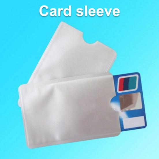 100Pcs Card Sleeve Anti-demagnetization Protective Waterproof Credit Cards Safety Case for Travel
100Pcs Card Sleeve Anti-demagnetization Protective Waterproof Credit Cards Safety Case for Travel