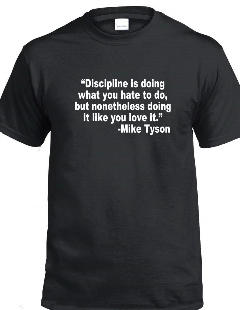 Discipline Doing What You Hate You Love It Mike Tyson Boxing MMA Quote T-Shirt 2XL
Discipline Doing What You Hate You Love It Mike Tyson Boxing MMA Quote T-Shirt 2XL