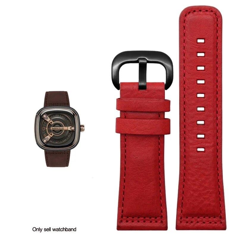 Ремешок для часов Sevenfriday S2 / P3 / m2 Ltalian из натуральной кожи, мужской коричневый, черный, красный, зеленый ремешок для часов 28 мм 28mm
Ремешок для часов Sevenfriday S2 / P3 / m2 Ltalian из натуральной кожи, мужской коричневый, черный, красный, зеленый ремешок для часов 28 мм 28mm
