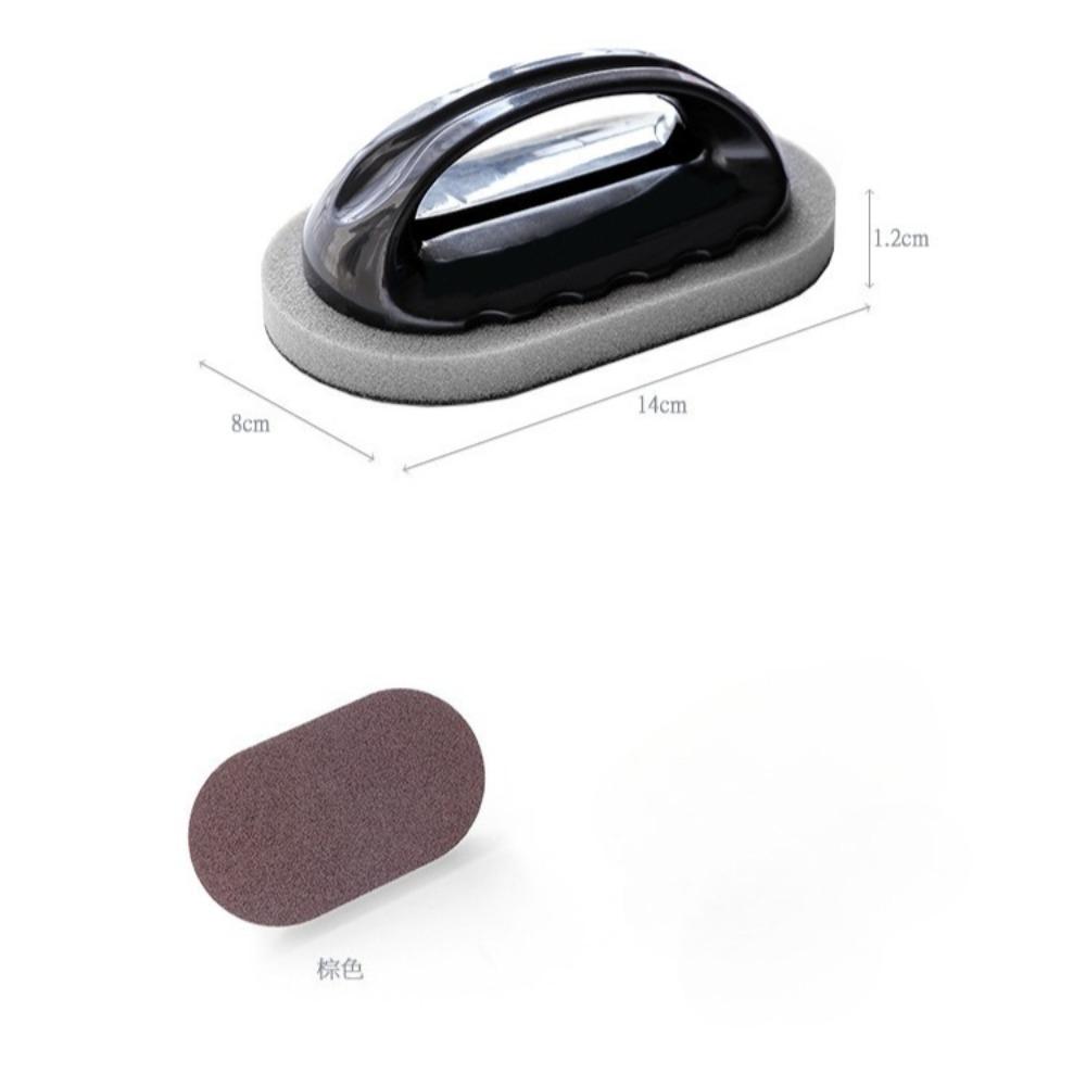 Magic Emery Sponge Brush Wipe Eraser Cleaner Kitchen Bath Rust Strong Decontamination Cleaning Tools With Handle Household Tools коричневый
Magic Emery Sponge Brush Wipe Eraser Cleaner Kitchen Bath Rust Strong Decontamination Cleaning Tools With Handle Household Tools коричневый