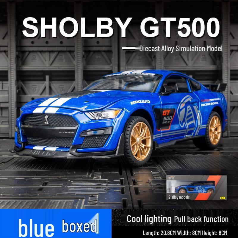 Jianyuan 2406A Shelby GT500 Alloy Car Model with Steering, Pullback, Sound & Light синий
Jianyuan 2406A Shelby GT500 Alloy Car Model with Steering, Pullback, Sound & Light синий