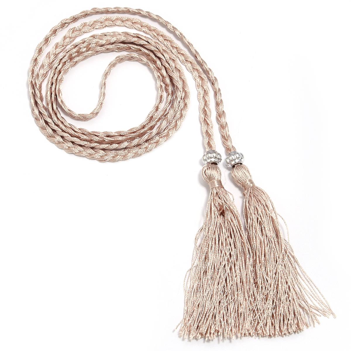 1strip Braided Tassel Belt 168cm Women Waist Belt Rope For DIY Handmade Home Casual Clothing Decoration Waist Belt Accessories 168cm світло-коричневого кольору
1strip Braided Tassel Belt 168cm Women Waist Belt Rope For DIY Handmade Home Casual Clothing Decoration Waist Belt Accessories 168cm світло-коричневого кольору