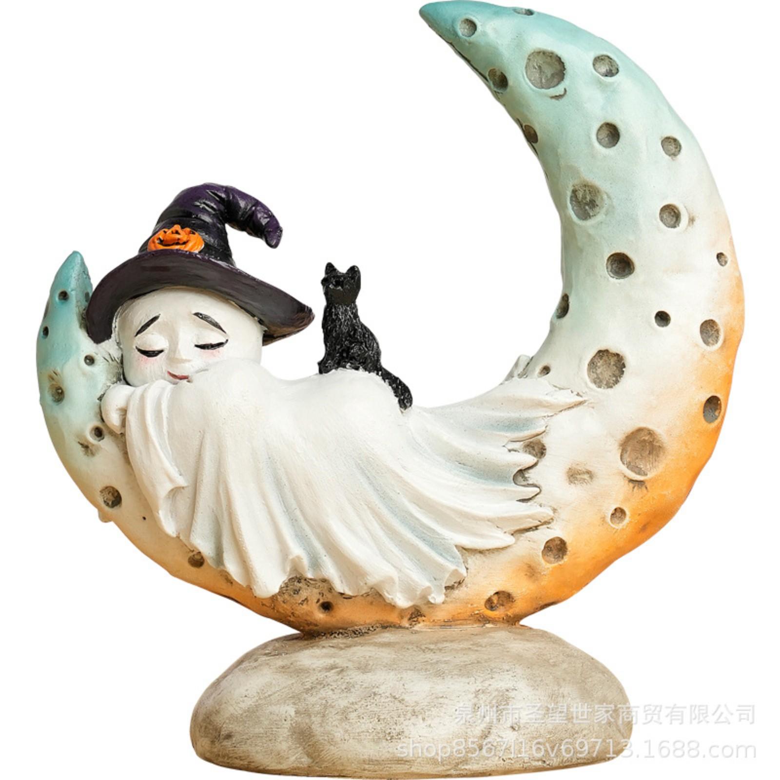 Креативные смоляные поделки в европейском стиле Русалка Луна Маленькая ведьма Хэллоуин Украшения для гостиной One Size
Креативные смоляные поделки в европейском стиле Русалка Луна Маленькая ведьма Хэллоуин Украшения для гостиной One Size