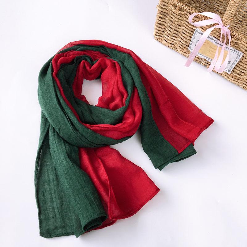 Japanese Autumn and Winter Versatile Splicing Cotton Scarf Winter Warm Shawl Scarf Large-sized Two-tone Scarves 75*190cm 75x190cm
Japanese Autumn and Winter Versatile Splicing Cotton Scarf Winter Warm Shawl Scarf Large-sized Two-tone Scarves 75*190cm 75x190cm