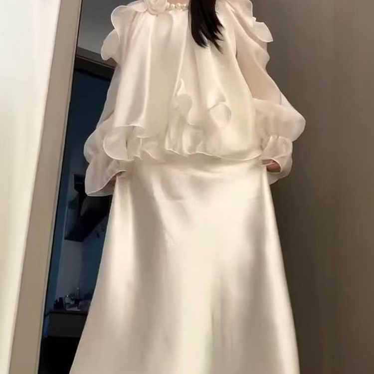 Plus Size Women s Stylish Summer Skirt Set – Stunning Two-Piece Shirt and Skirt S (approx. 80-90 jin)
Plus Size Women s Stylish Summer Skirt Set – Stunning Two-Piece Shirt and Skirt S (approx. 80-90 jin)